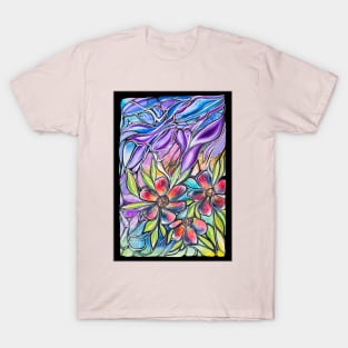 Floral painting T-Shirt